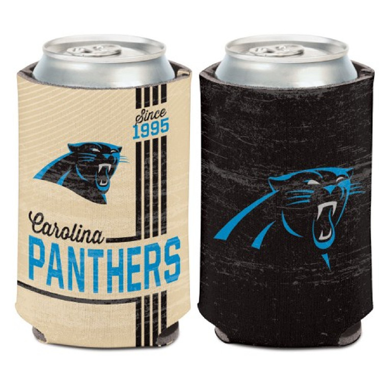 Carolina Panthers Can Cooler Vintage Design