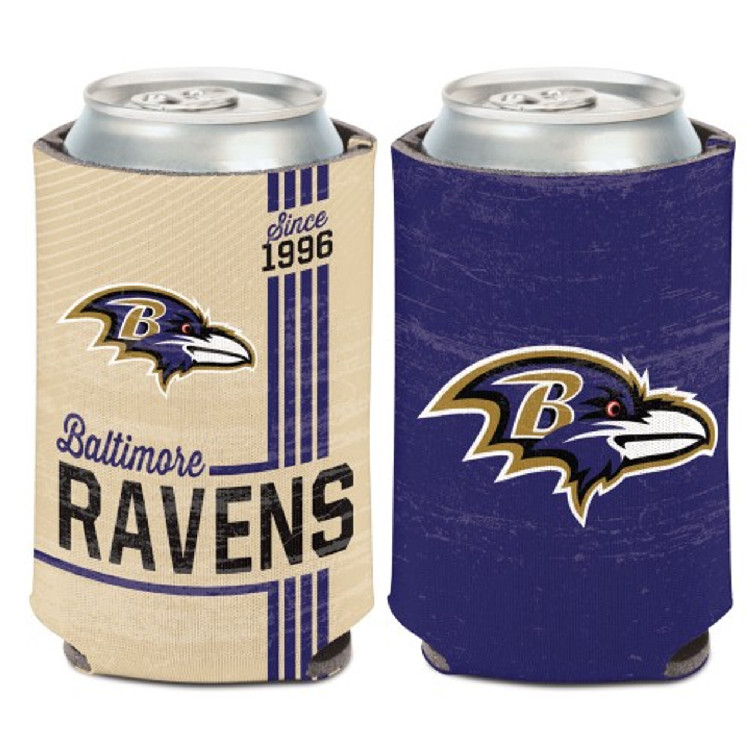 Baltimore Ravens Can Cooler Vintage Design