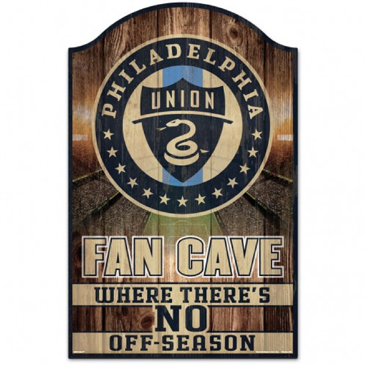 Philadelphia Union Sign 11x17 Wood Fan Cave Design