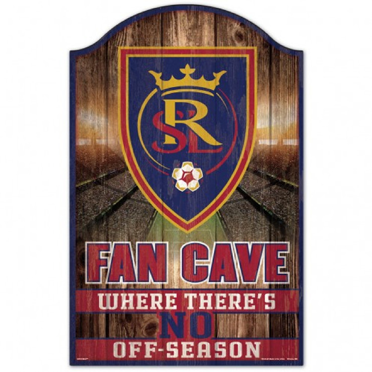 Real Salt Lake Sign 11x17 Wood Fan Cave Design