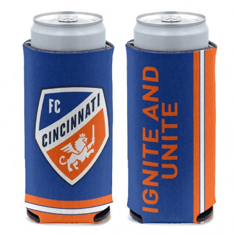 FC Cincinnati Can Cooler Slim Can Design