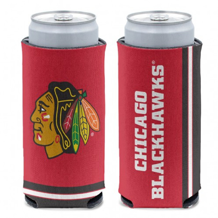 Chicago Blackhawks Can Cooler Slim Can Design