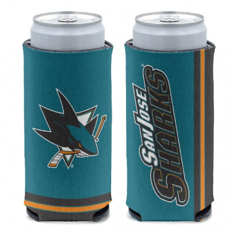 San Jose Sharks Can Cooler Slim Can Design