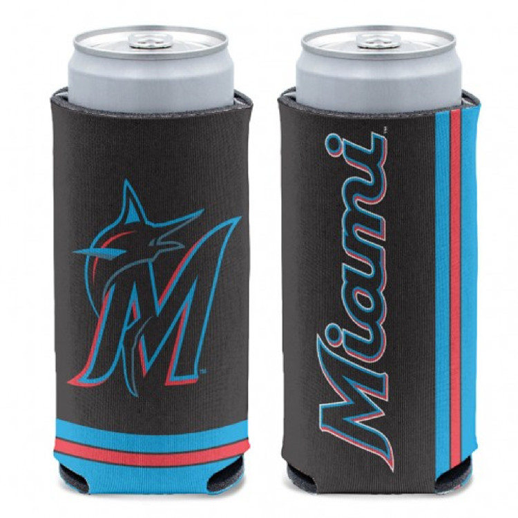 Miami Marlins Can Cooler Slim Can Design