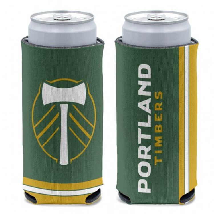 Portland Timbers Can Cooler Slim Can Design