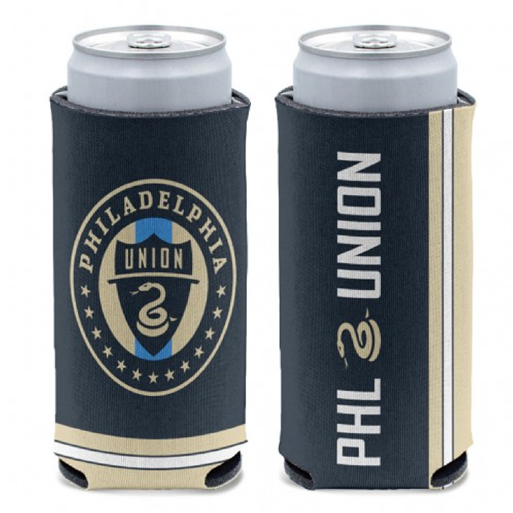 Philadelphia Union Can Cooler Slim Can Design