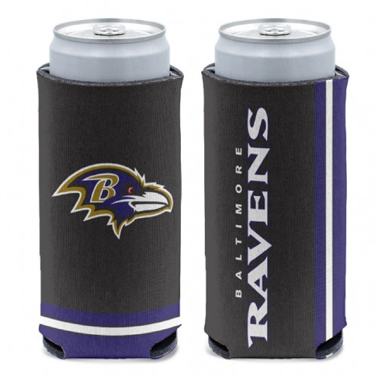 Baltimore Ravens Can Cooler Slim Can Design