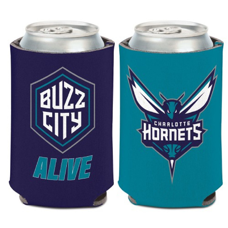 Charlotte Hornets Can Cooler Slogan Design