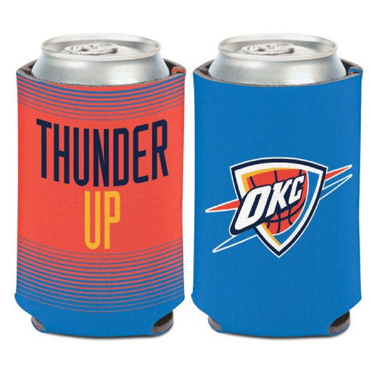 Oklahoma City Thunder Can Cooler Slogan Design