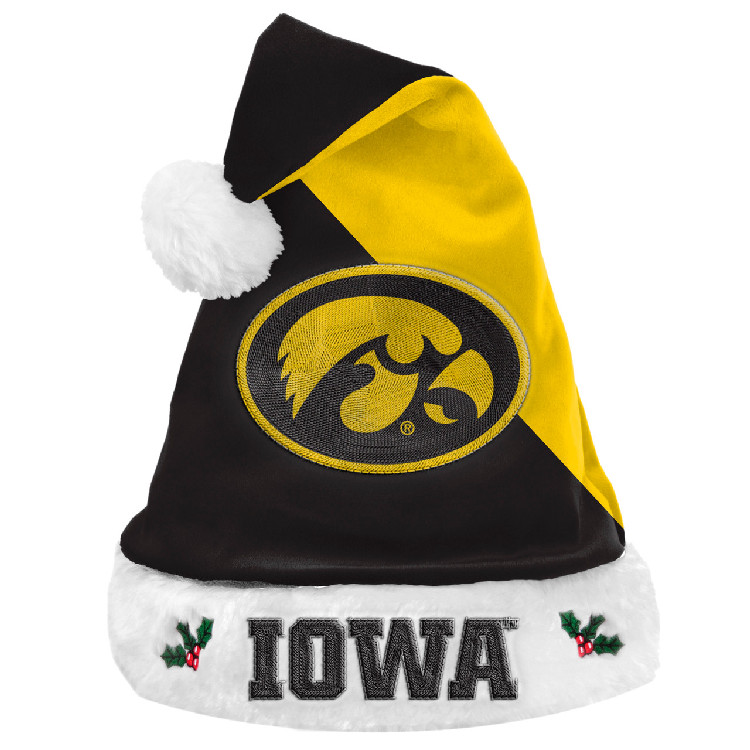 Iowa Hawkeyes Santa Hat Basic 2020