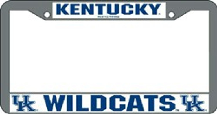 Kentucky Wildcats License Plate Frame Chrome