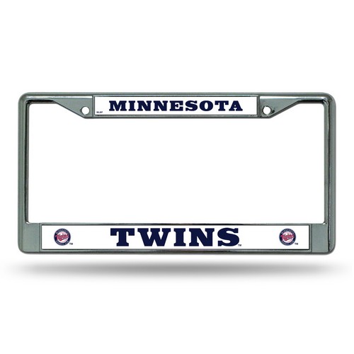 Rico Industries Minnesota Twins License Plate Frame Chrome