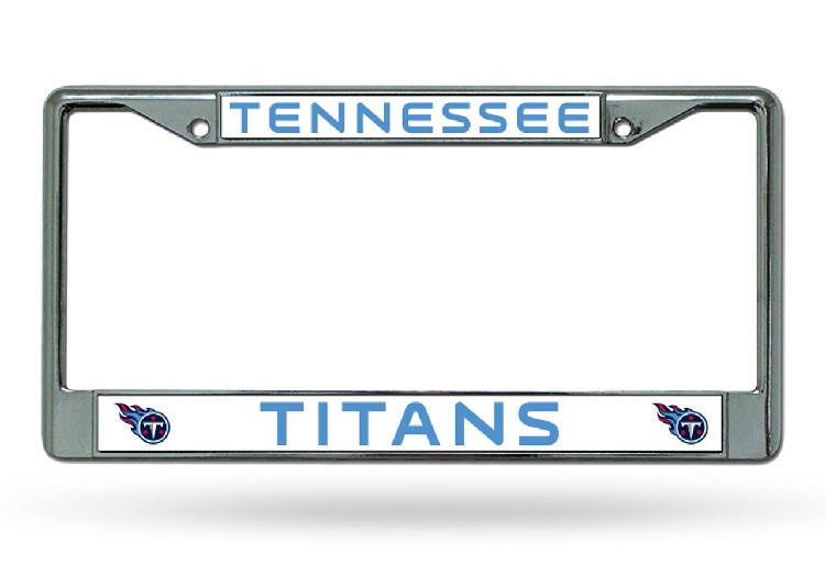 Tennessee Titans License Plate Frame Chrome