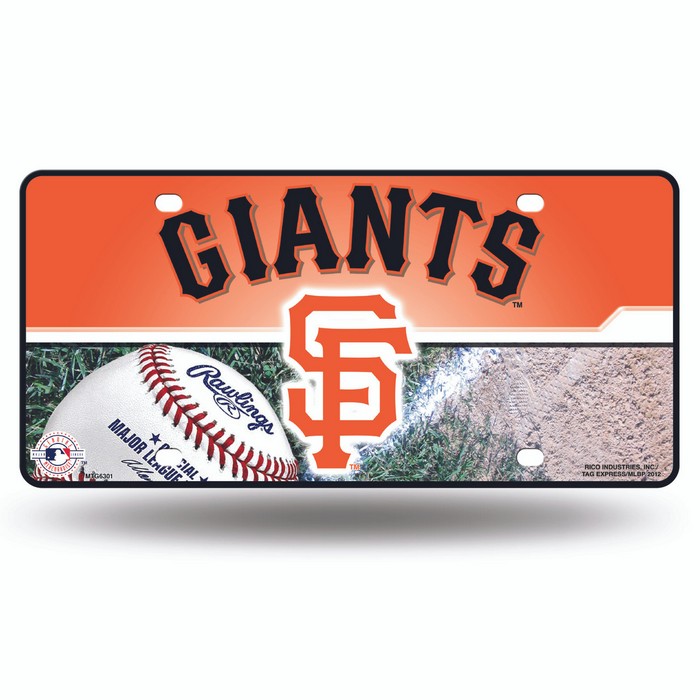 San Francisco Giants License Plate Metal