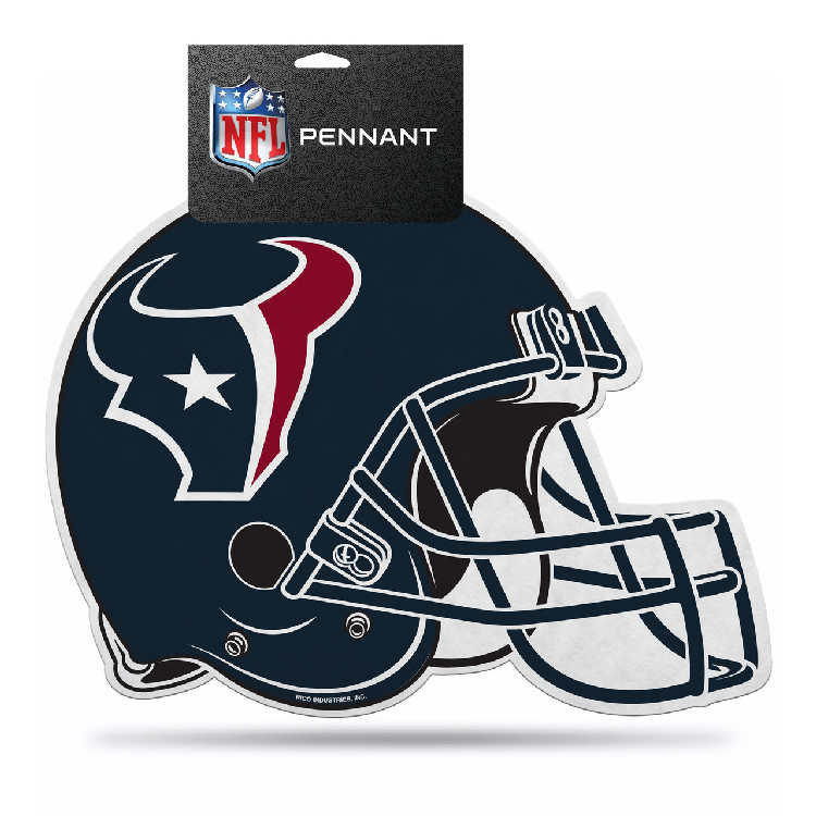 Houston Texans Pennant Die Cut Carded