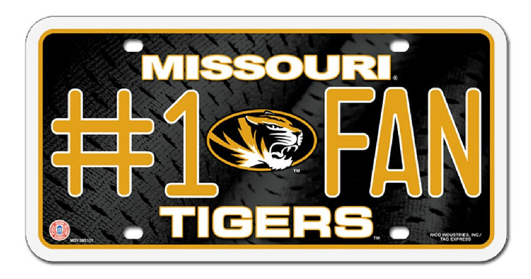 Missouri Tigers License Plate #1 Fan