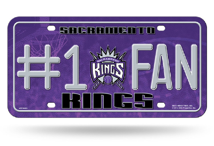 Sacramento Kings License Plate - #1 Fan