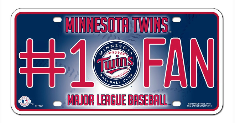 Minnesota Twins License Plate #1 Fan