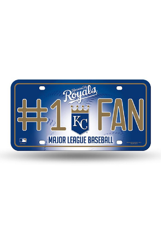 Kansas City Royals License Plate #1 Fan