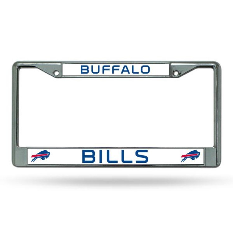 Buffalo Bills License Plate Frame Chrome