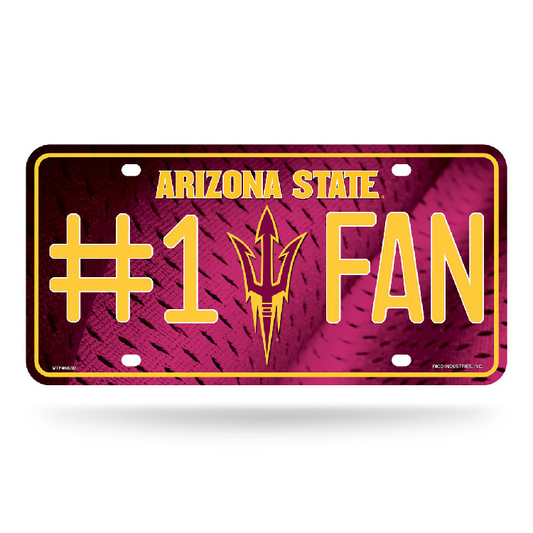 Arizona State Sun Devils License Plate - #1 Fan