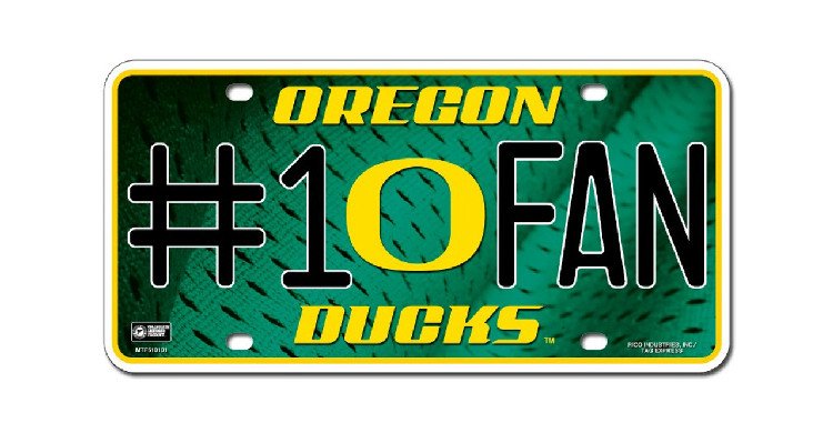 Oregon Ducks License Plate #1 Fan