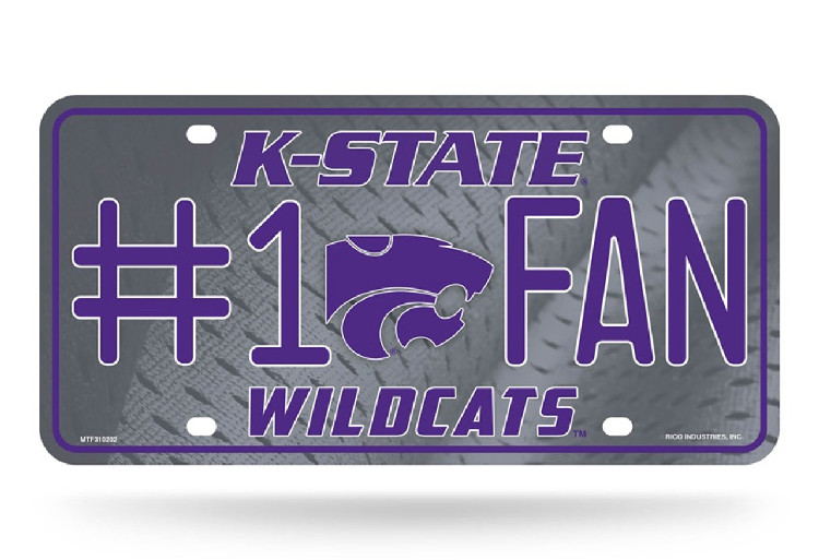 Kansas State Wildcats License Plate #1 Fan