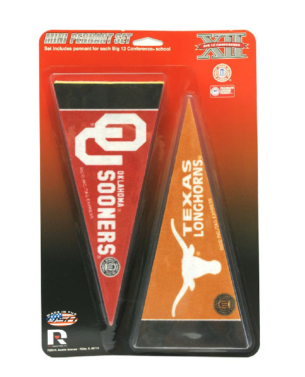 Big 12 Pennant Set Mini