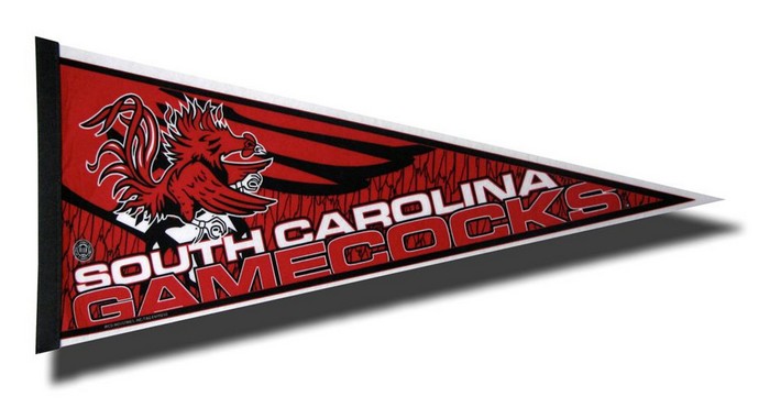 South Carolina Gamecocks Pennant 12x30 Carded Rico