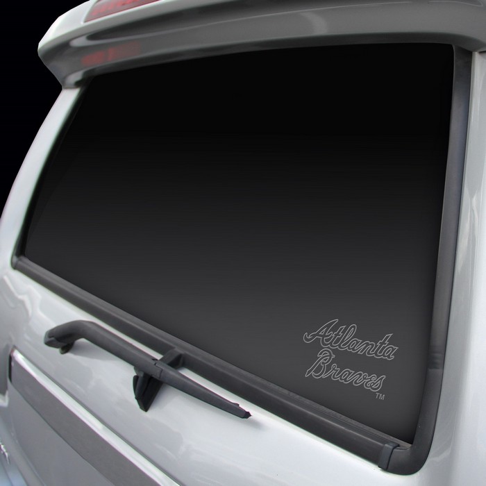 Atlanta Braves Decal Window Graphic Chrome