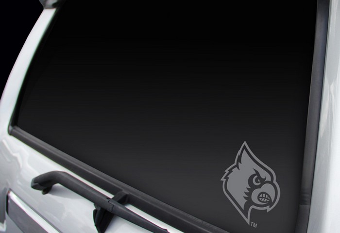 Louisville Cardinals Decal Window Graphic Chrome