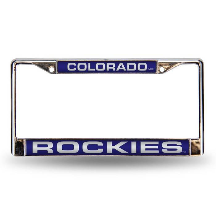 Colorado Rockies License Plate Frame Laser Cut