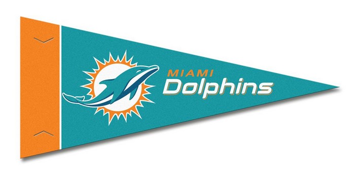 Rico Industries Miami Dolphins Pennant Set Mini 8 Piece