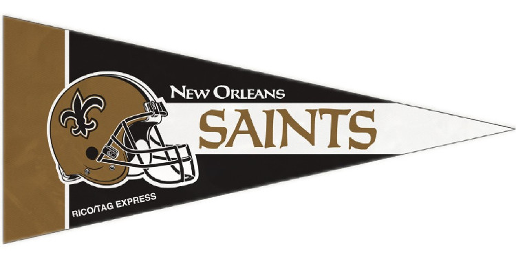 New Orleans Saints Pennant Set Mini 8 Piece