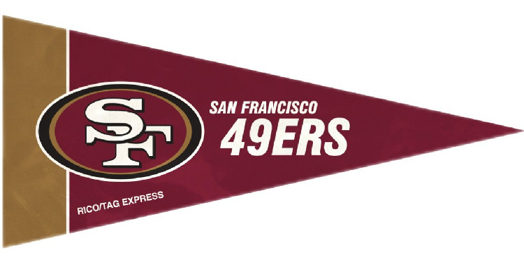 San Francisco 49ers Pennant Set Mini 8 Piece