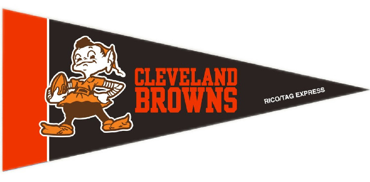 Cleveland Browns Pennant Set Mini 8 Piece