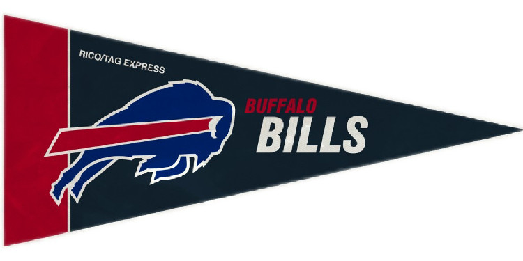 Buffalo Bills Pennant Set Mini 8 Piece