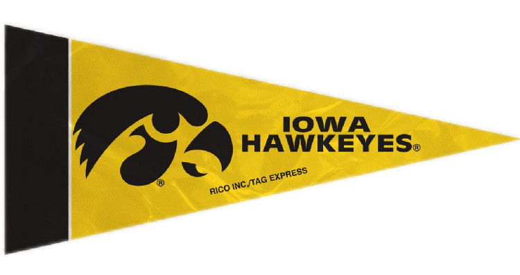 Iowa Hawkeyes Pennant Set Mini 8 Piece