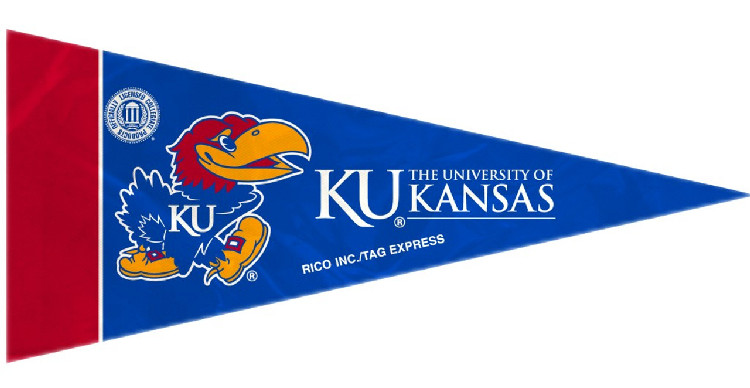 Kansas Jayhawks Pennant Set Mini 8 Piece