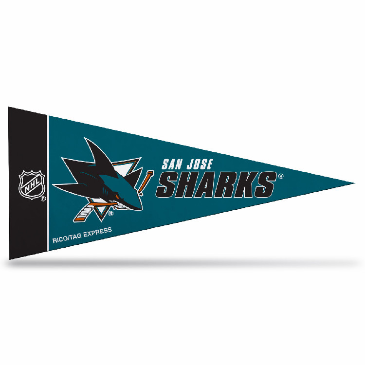 San Jose Sharks Mini Pennants - 8 Piece Set