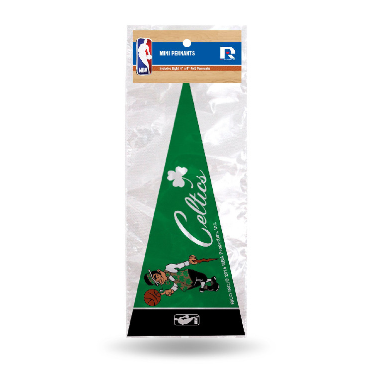 Boston Celtics Mini Pennants - 8 Piece Set