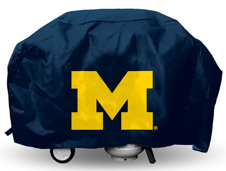 Michigan Wolverines Grill Cover Deluxe