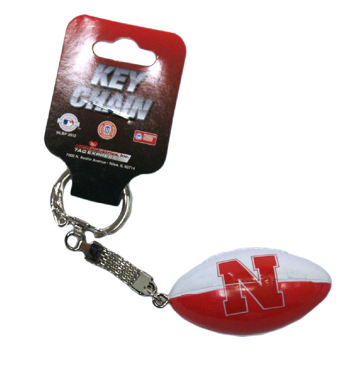 Nebraska Cornhuskers Keychain Lil Brats Script Logo CO