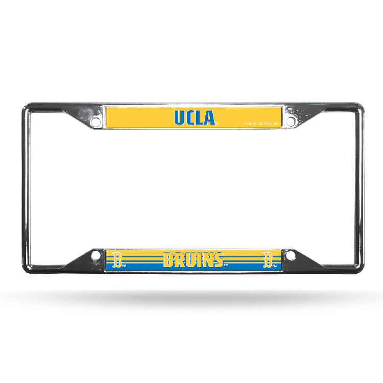 UCLA Bruins License Plate Frame Chrome EZ View