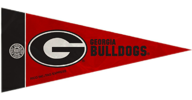 Georgia Bulldogs Pennant Set Mini 8 Piece