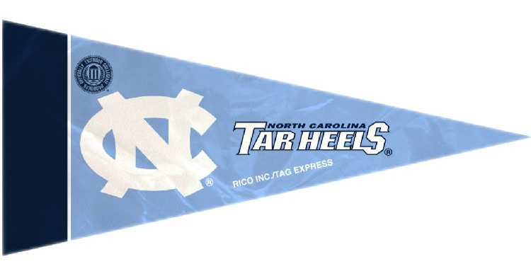 North Carolina Tar Heels Pennant Set Mini 8 Piece