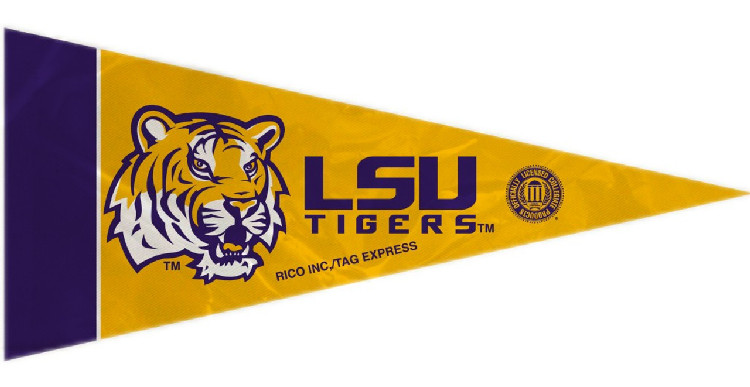 LSU Tigers Pennant Set Mini 8 Piece