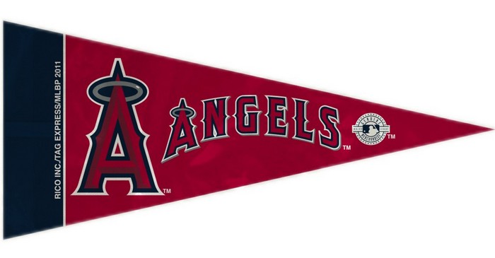 Los Angeles Angels Pennant Set Mini 8 Piece