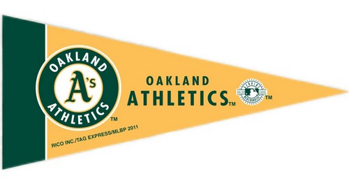 Rico Industries Oakland Athletics Mini Pennants - 8 Piece Set -