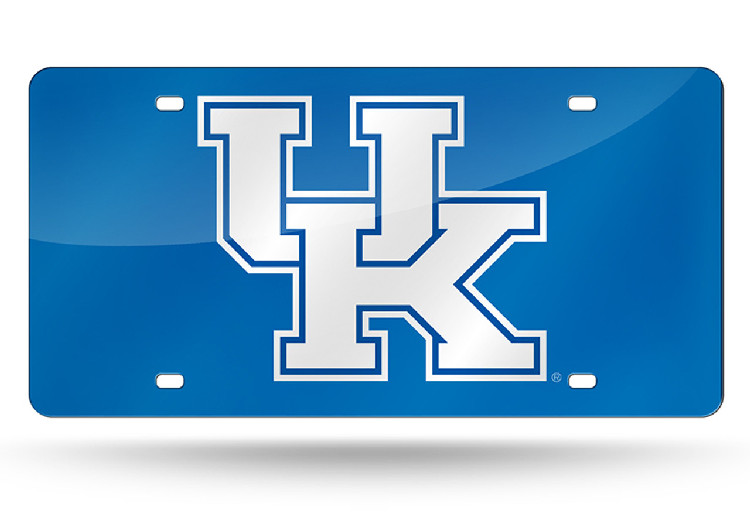 Kentucky Wildcats License Plate Laser Cut Blue